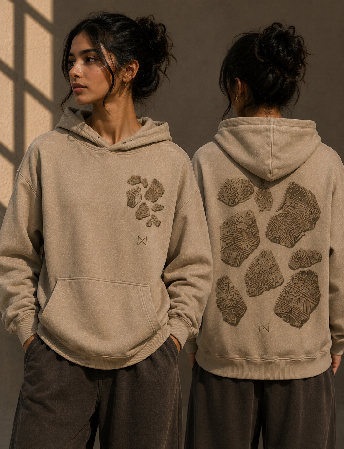 MELŪ Pottery Fragments Hoodie
