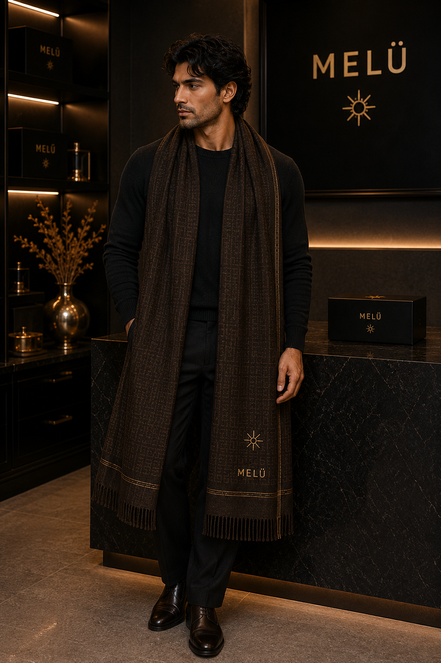 MELŪ Shawl — Dark Earth Edition