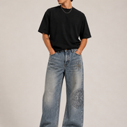 MELŪ Jeans — Seal Medallion Edition Baggy Fit
