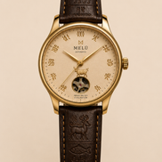 MELŪ Script Dial Watch