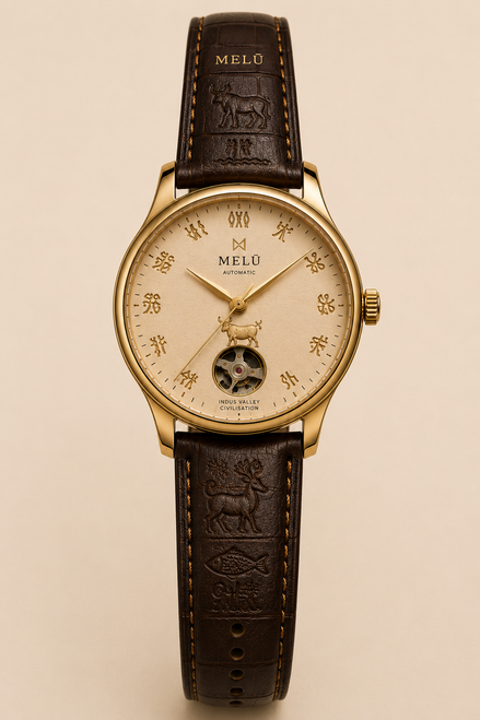 MELŪ Script Dial Watch