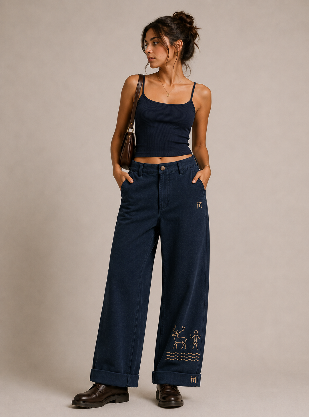 MELŪ Chinos — Midnight Blue