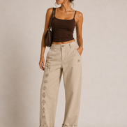MELŪ Chinos — Stone Beige