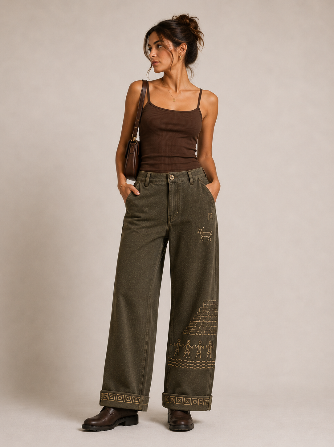 MELŪ Chinos — Olive Stone
