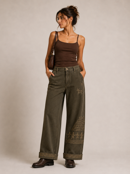 MELŪ Chinos — Olive Stone