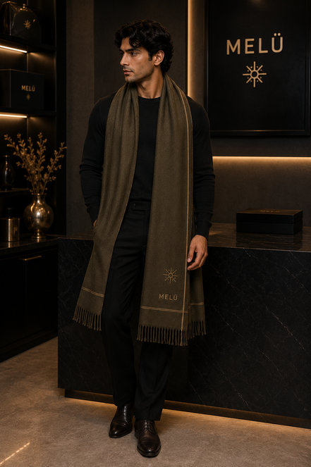 MELŪ Shawl — Asterisk Minimal Edition