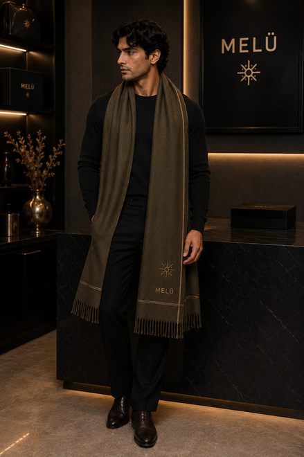 MELŪ Shawl — Asterisk Minimal Edition