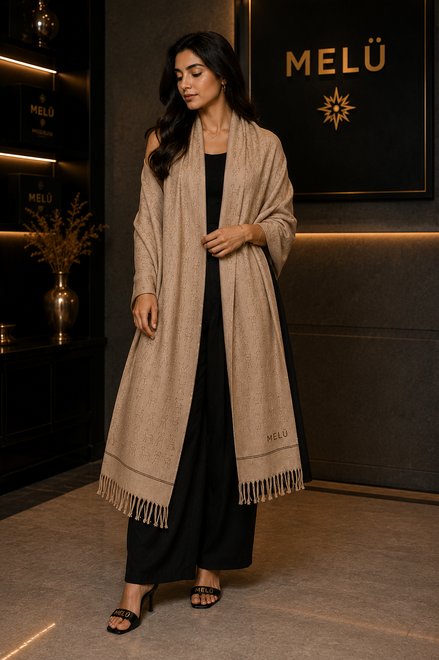 MELŪ Shawl — Harappan Procession Edition