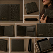 MELŪ Men's Wallet — Priest King Olive Pebbled Leather — Bifold