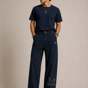 MELŪ Chinos — Midnight Blue