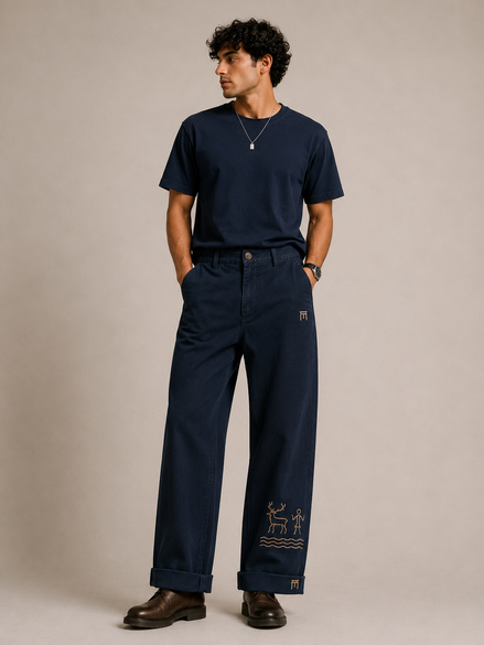 MELŪ Chinos — Midnight Blue